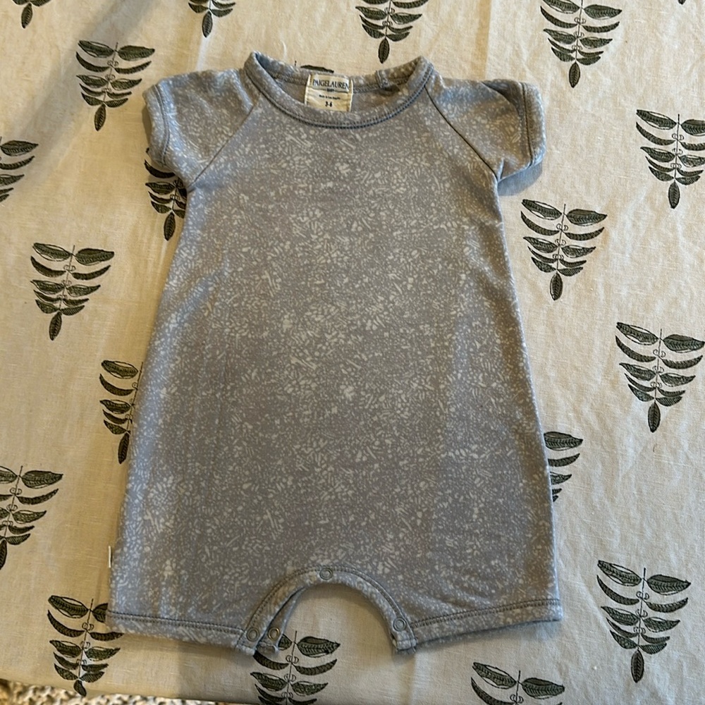 Paige Lauren Baby grey onsie